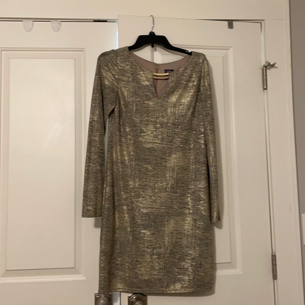 Vince Camuto Gold Dress